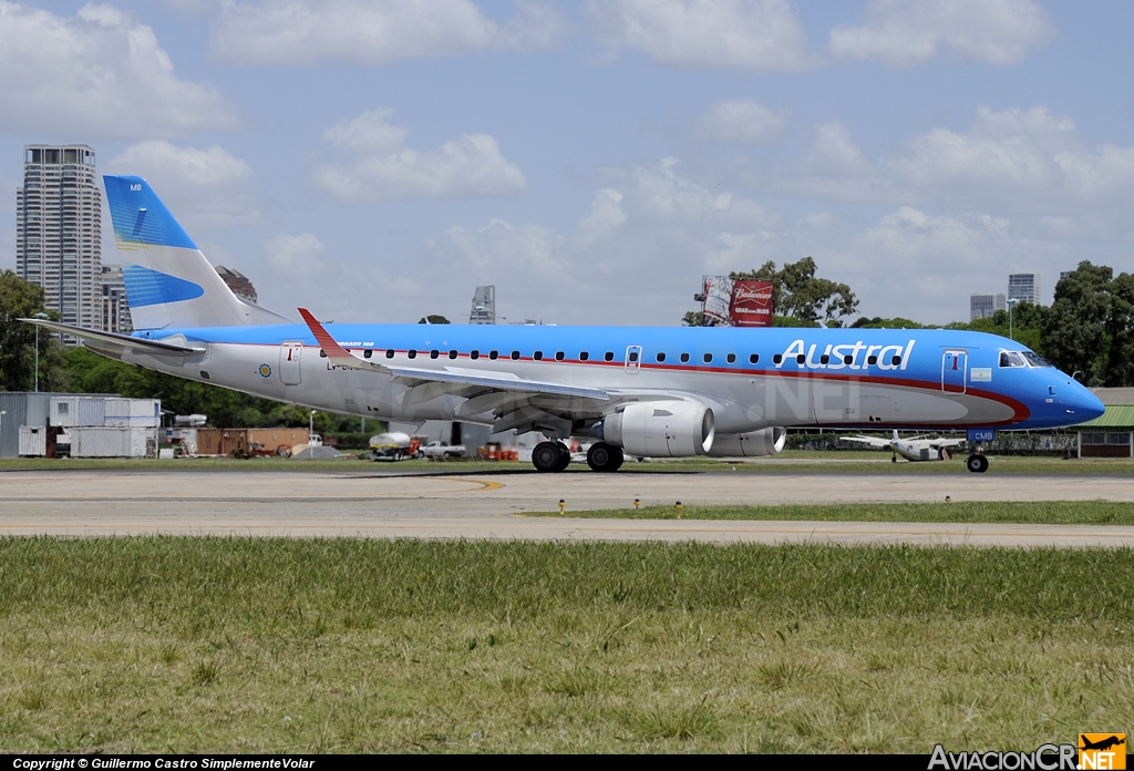 LV-CMB - Embraer 190-100IGW - Austral Líneas Aéreas