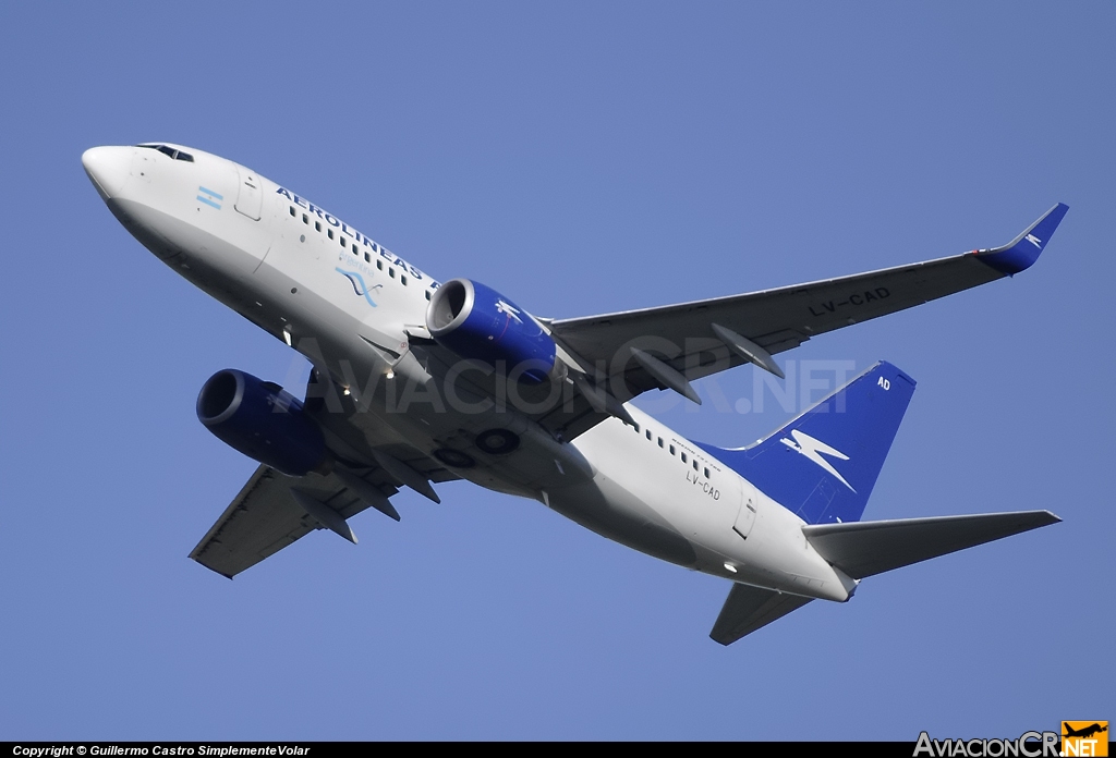 LV-CAD - Boeing 737-76N - Aerolineas Argentinas