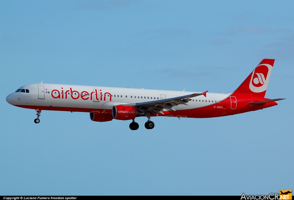 D-ABCA - Airbus A321-211 - Air Berlin