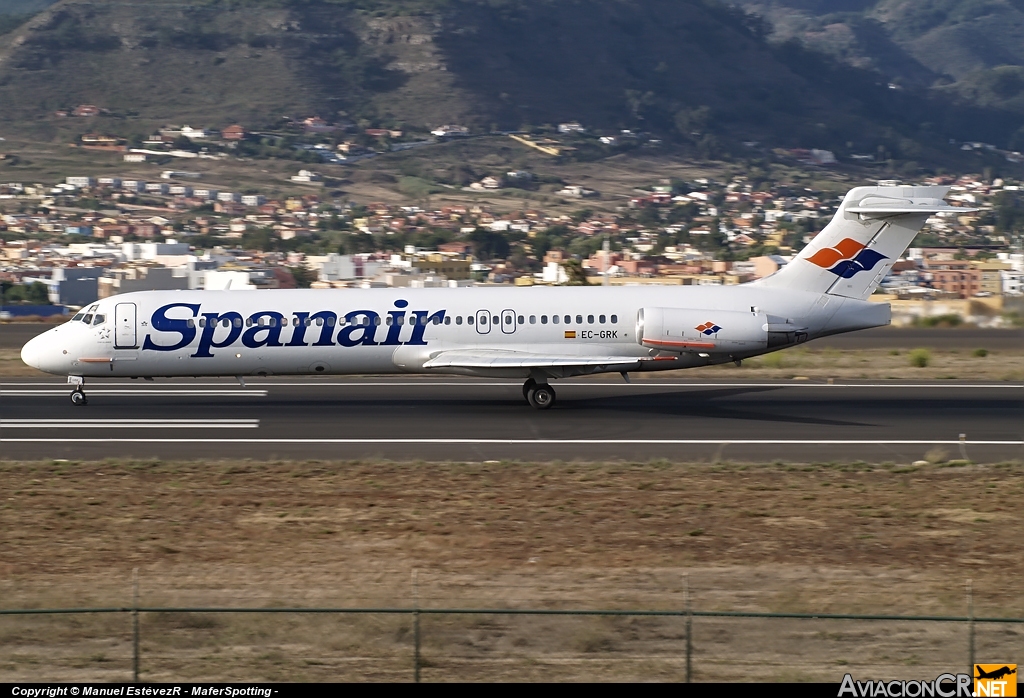 EC-GRK - McDonnell Douglas MD-87 (DC-9-87) - Spanair