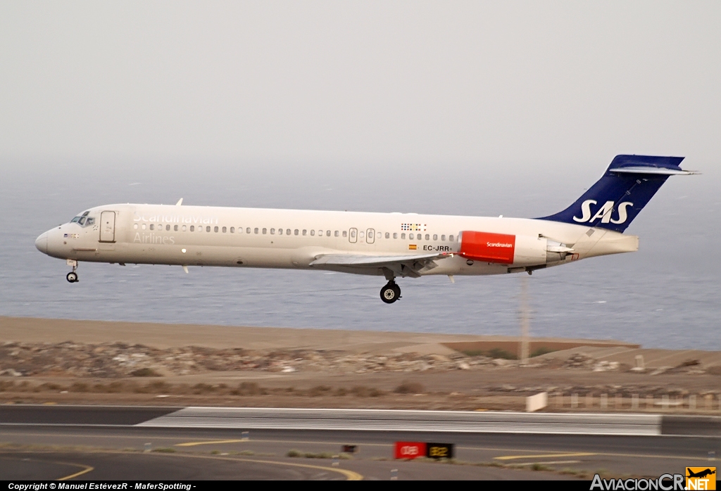 EC-JRR - McDonnell Douglas MD-87 (DC-9-87) - Scandinavian Airlines-SAS