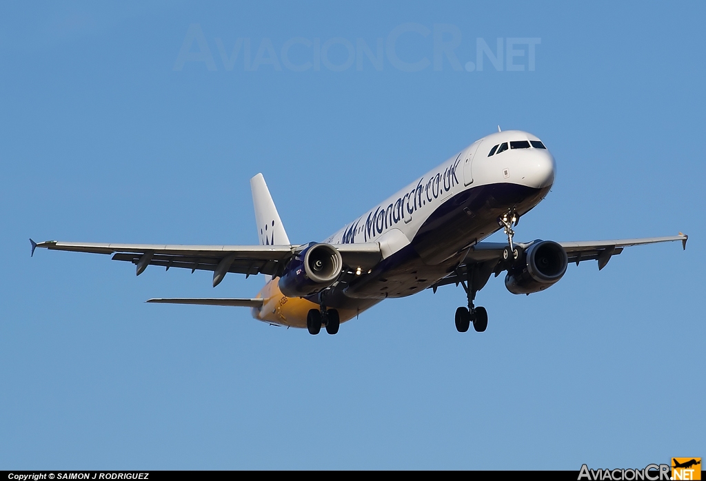 G-OZBS - Airbus A321-231 - Monarch Airlines