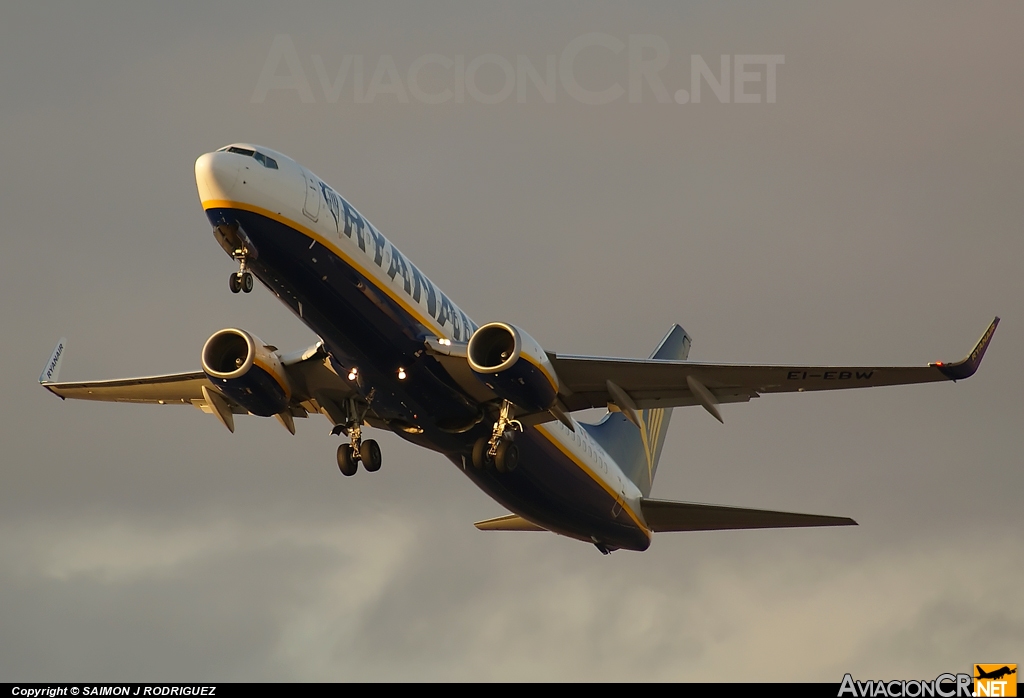EI-EBW - Boeing 737-8AS - Ryanair