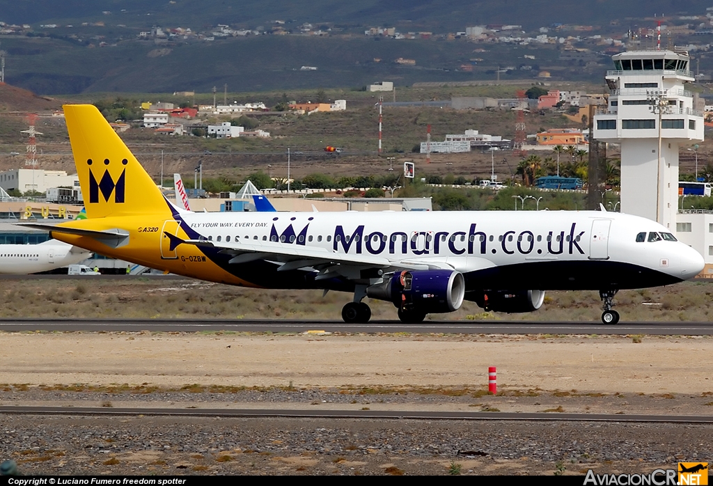 G-OZBW - Airbus A320-214 - Monarch Airlines