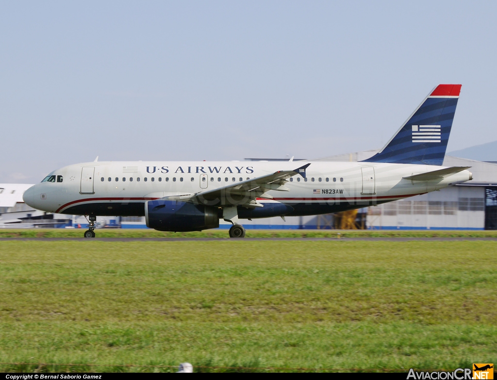 N823AW - Airbus A319-132 - US Airways