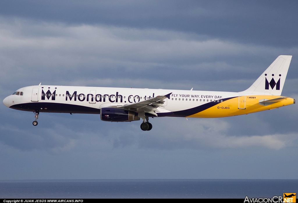 G-OJEG - Airbus A321-231 - Monarch Airlines