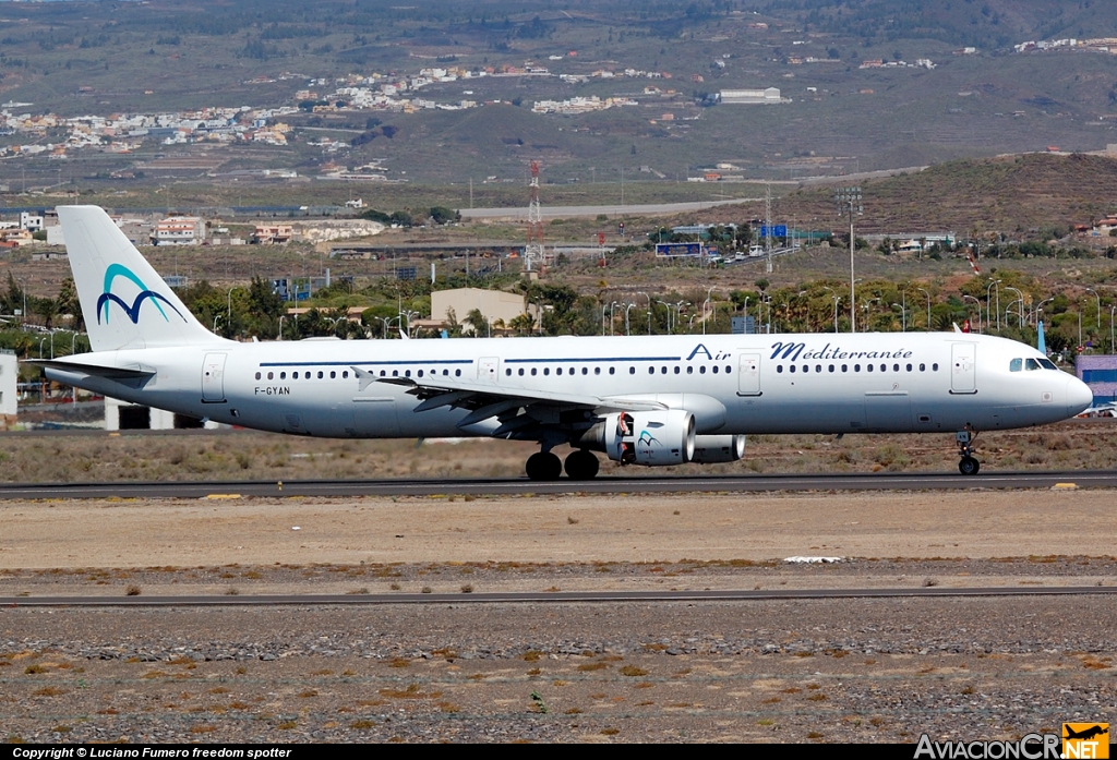 F-GYAN - Airbus A321-111 - Air Méditerranée
