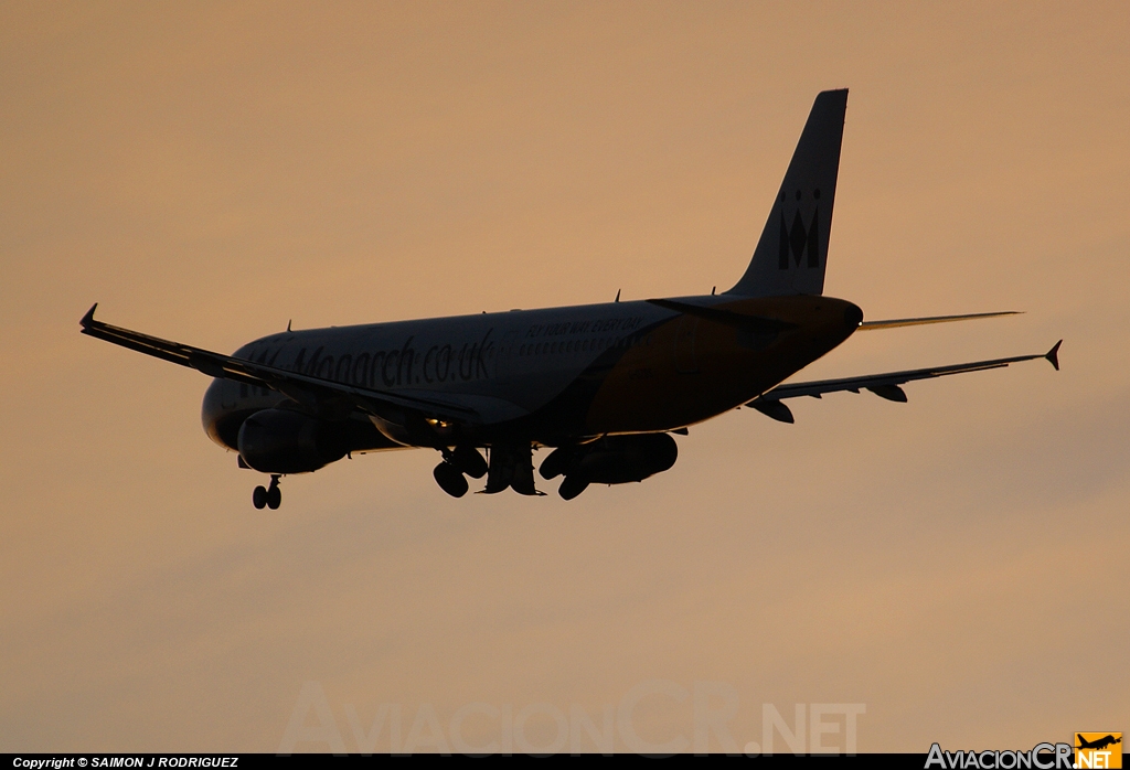 G-OZBS - Airbus A321-231 - Monarch Airlines