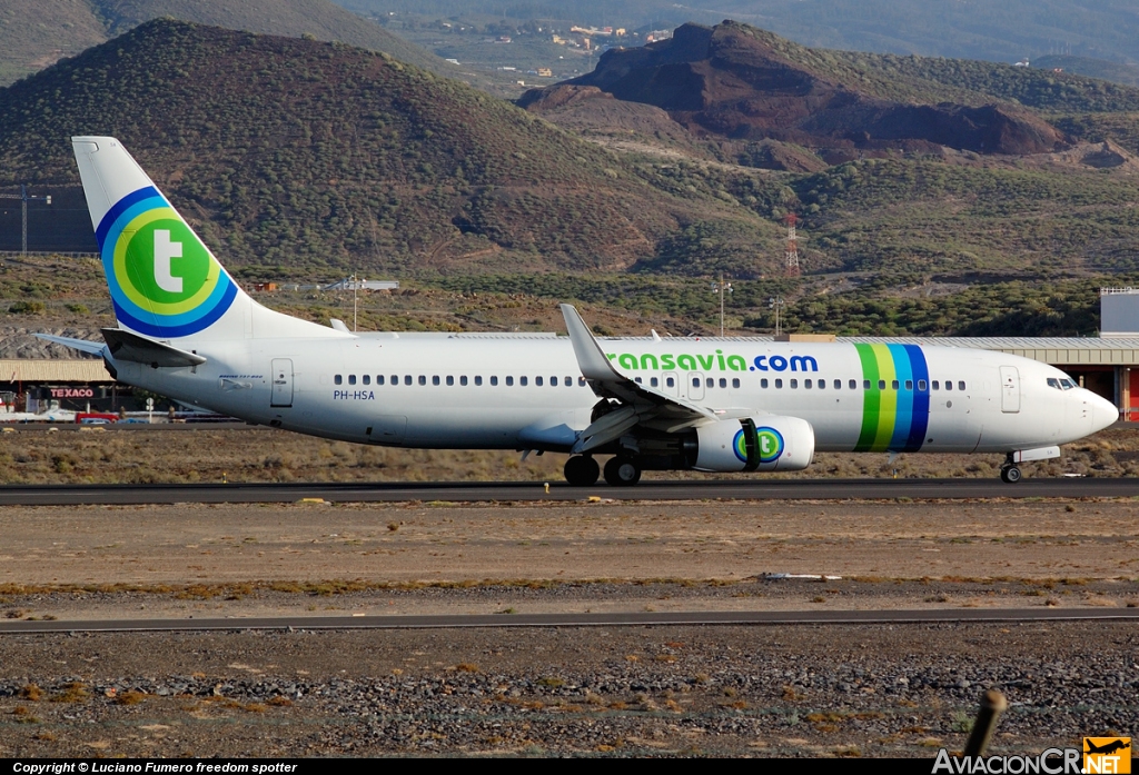 PH-HSA - Boeing 737-8K2 - Transavia Airlines