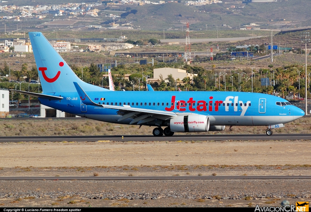 OO-JAS - Boeing 737-7K5 - Jetairfly