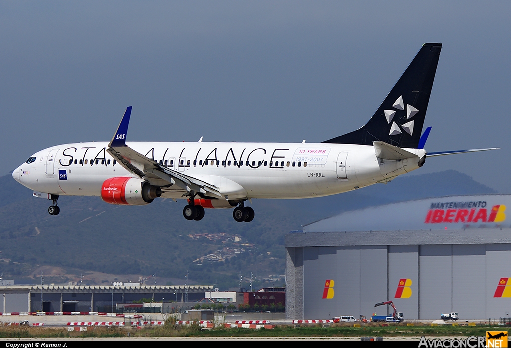 LN-RRL - Boeing 737-883 - Scandinavian Airlines-SAS