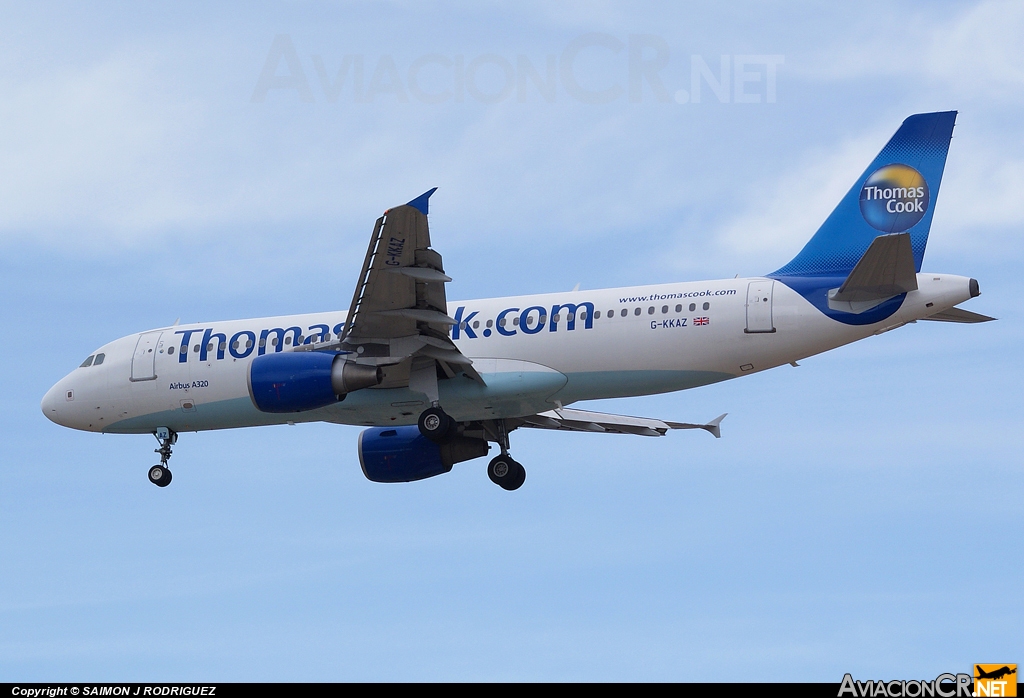 G-KKAZ - Airbus A320-214 - Thomas Cook Airlines