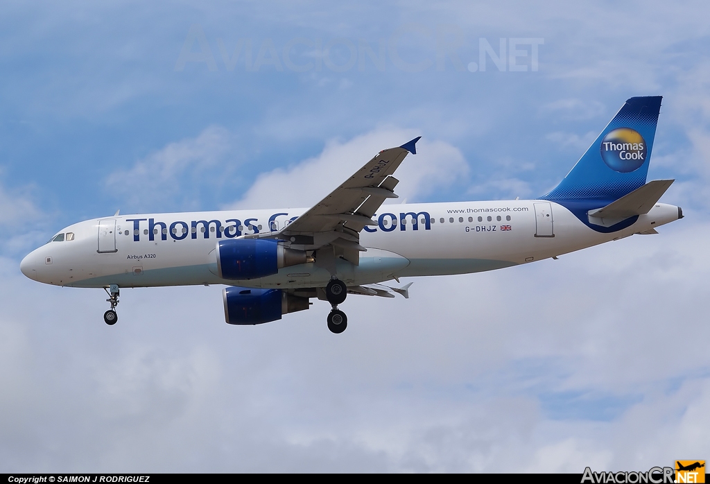 G-DHJZ - Airbus A320-214 - Thomas Cook