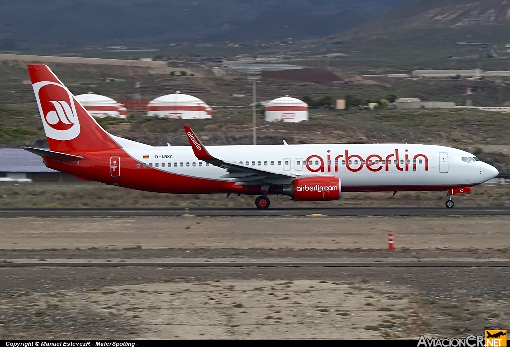 D-ABKC - Boeing 737-86J - Air Berlin