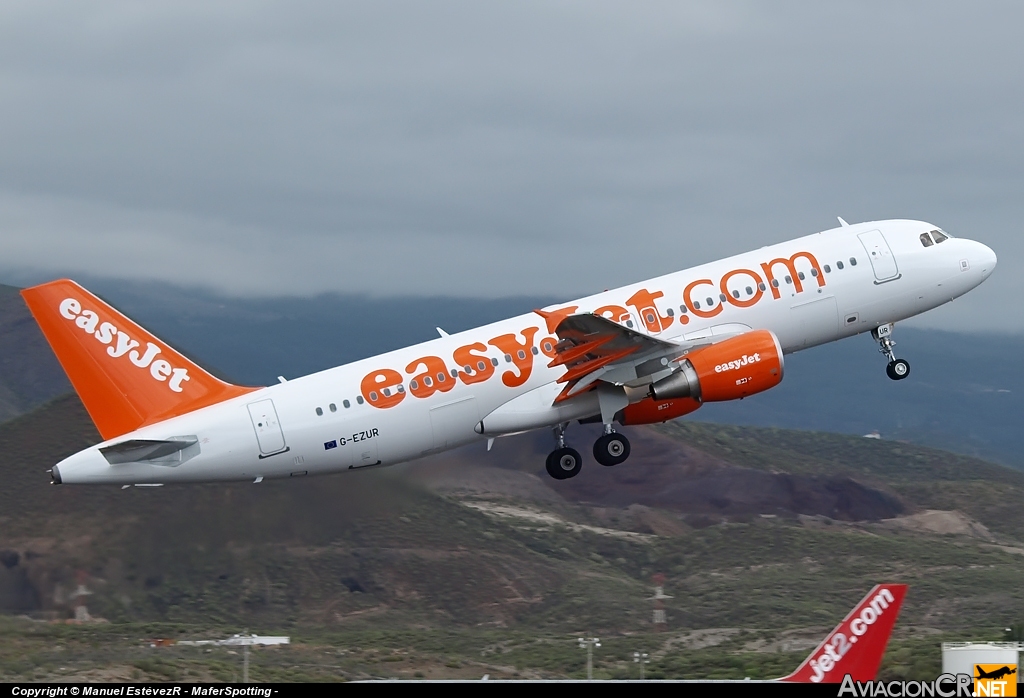 G-EZUR - Airbus A320-214 - EasyJet