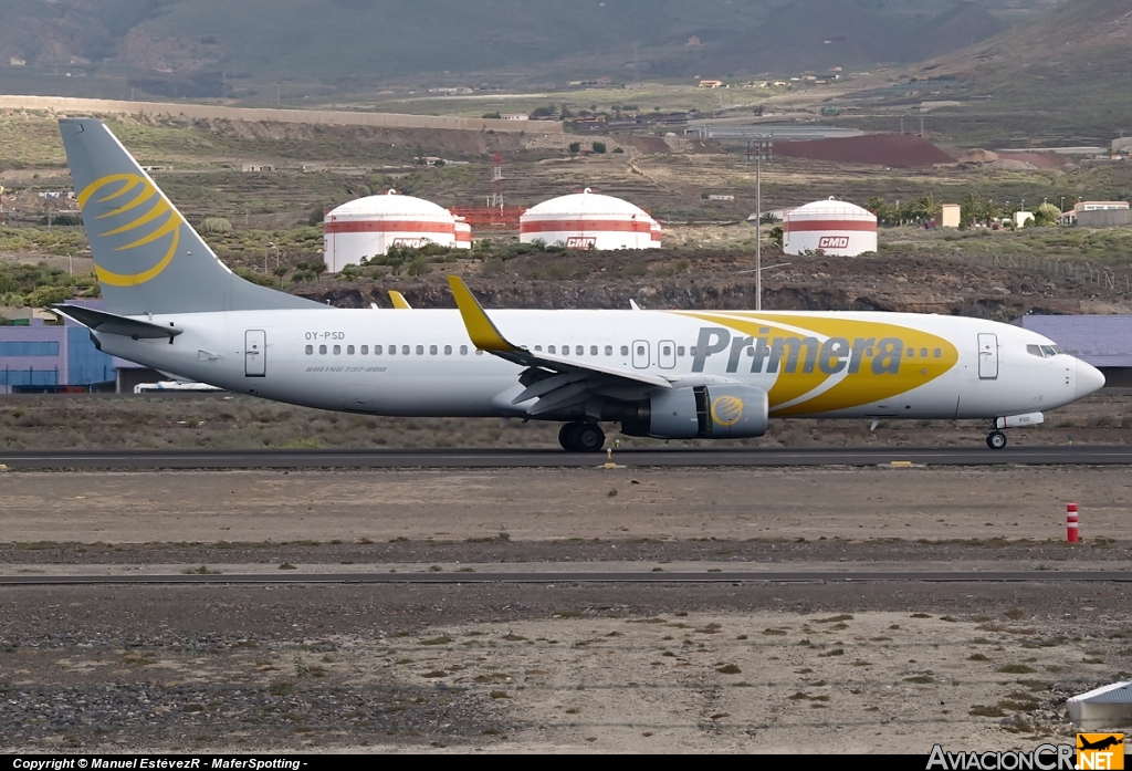 OY-PSD - Boeing 737-86N - Primera Air Scandinavia