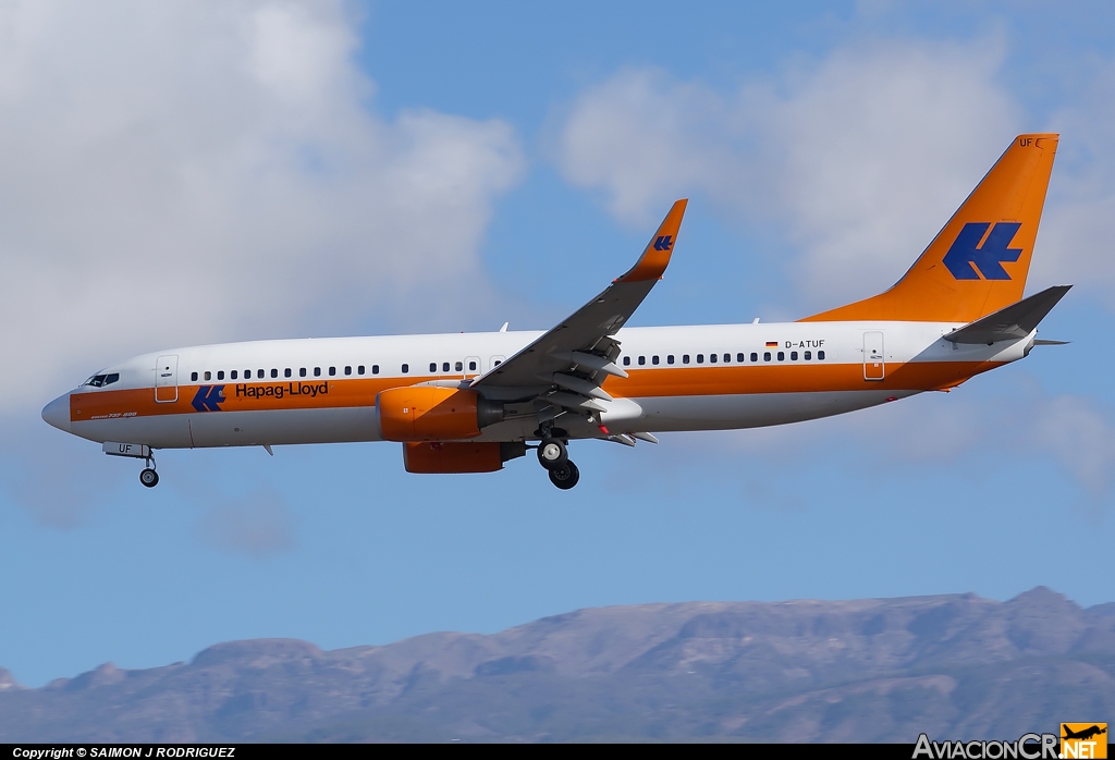 D-ATUF - Boeing 737-8K5 - Hapag-Lloyd