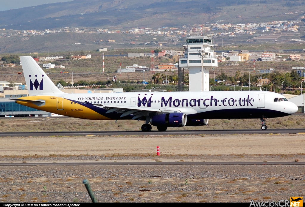 G-OZBG - Airbus A321-231 - Monarch Airlines