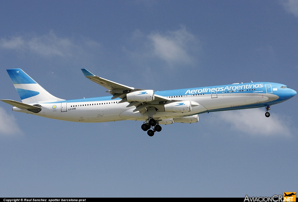 LV-CSE - Airbus A340-313X - Aerolineas Argentinas