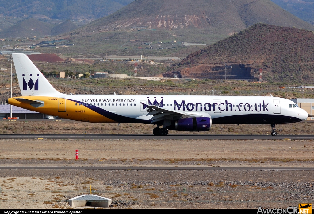 G-OZBS - Airbus A321-231 - Monarch Airlines