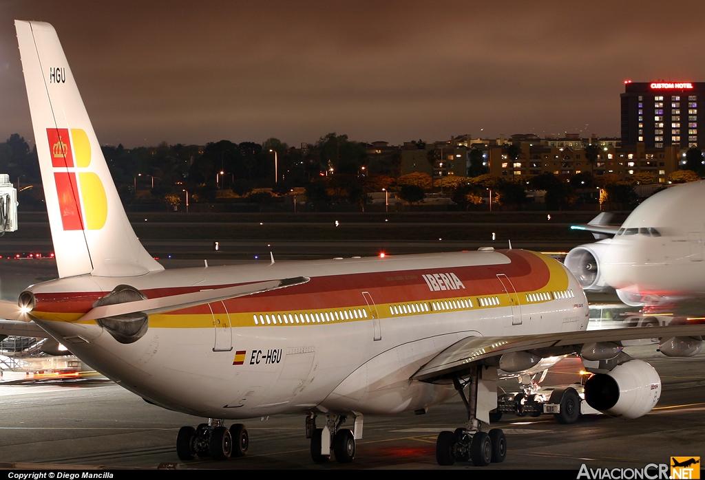 EC-HGU - Airbus A340-313X - Iberia
