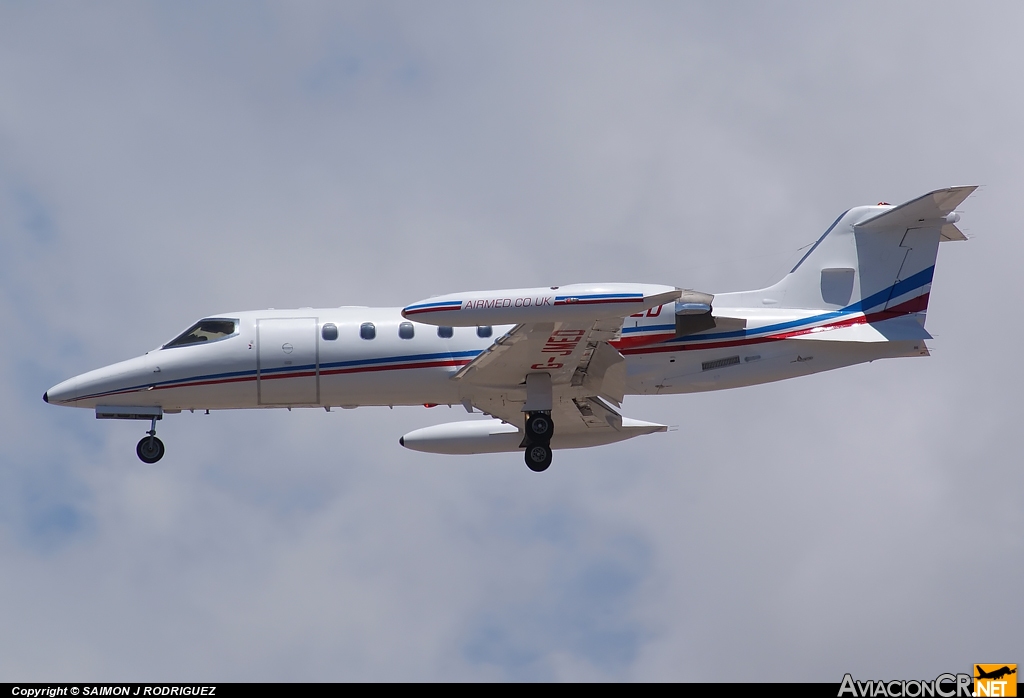 G-JMED - Learjet 35A - Air Med