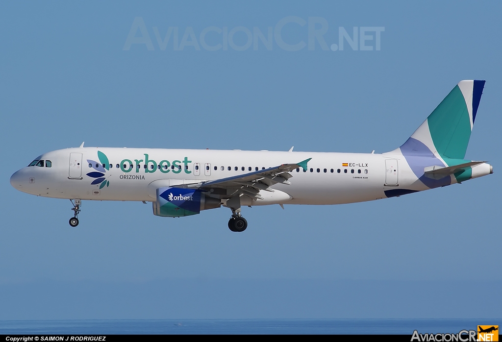 EC-LLX - Airbus A320-214 - Orbest