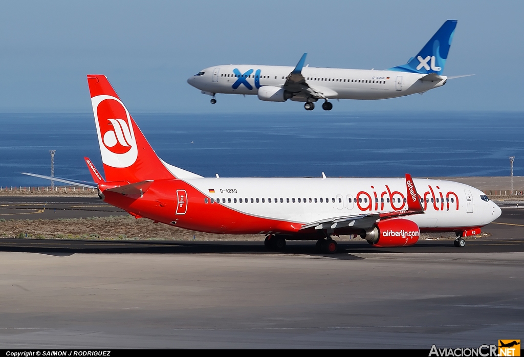 D-ABKQ - Boeing 737-8KJ - Air Berlin