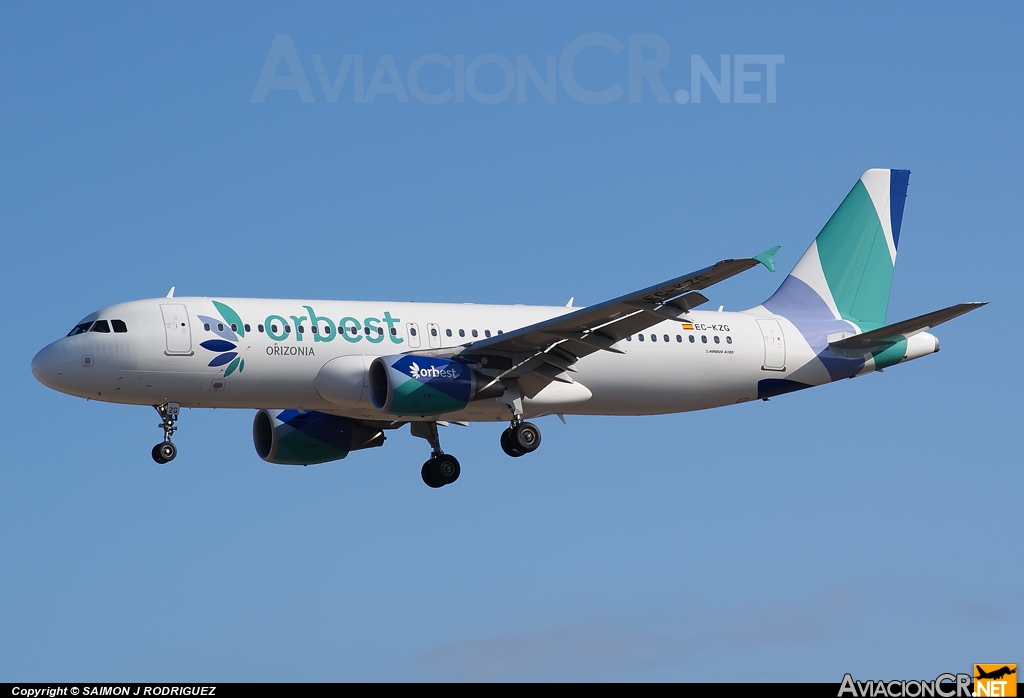 EC-KZG - Airbus A320-214 - Orbest Orizonia Airlines