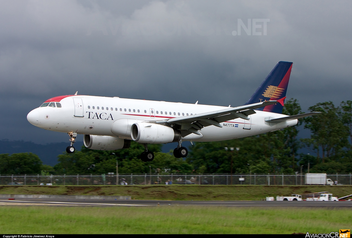 N477TA - Airbus A319-132 - TACA