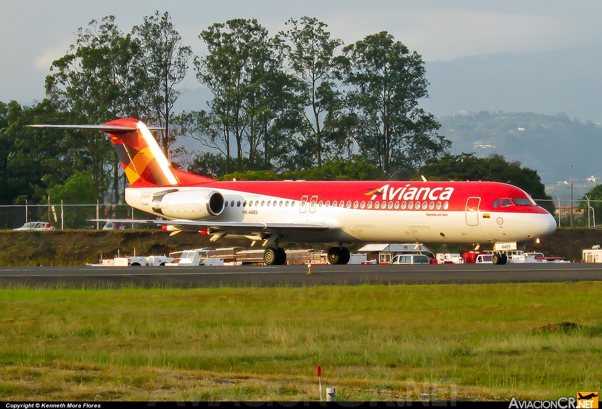 HK-4489 - Fokker 100 - Avianca Colombia