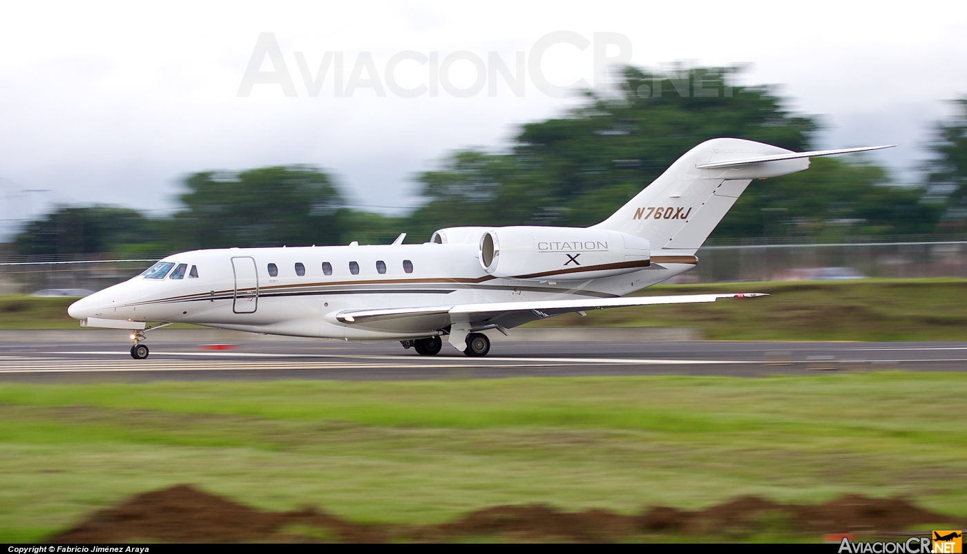 N760XJ - Cessna 750 Citation X - Privado