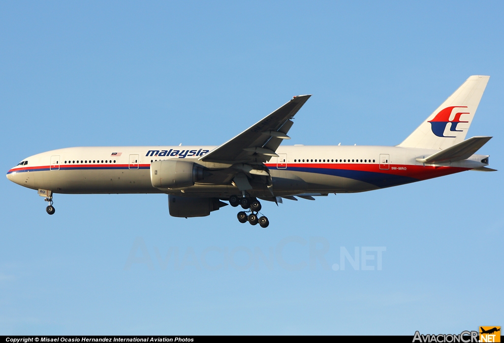 9M-MRQ - Boeing 777-2H6/ER - Malaysia Airlines