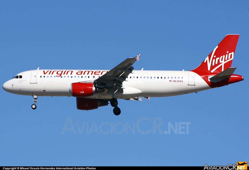 N638VA - Airbus A320-214 - Virgin America