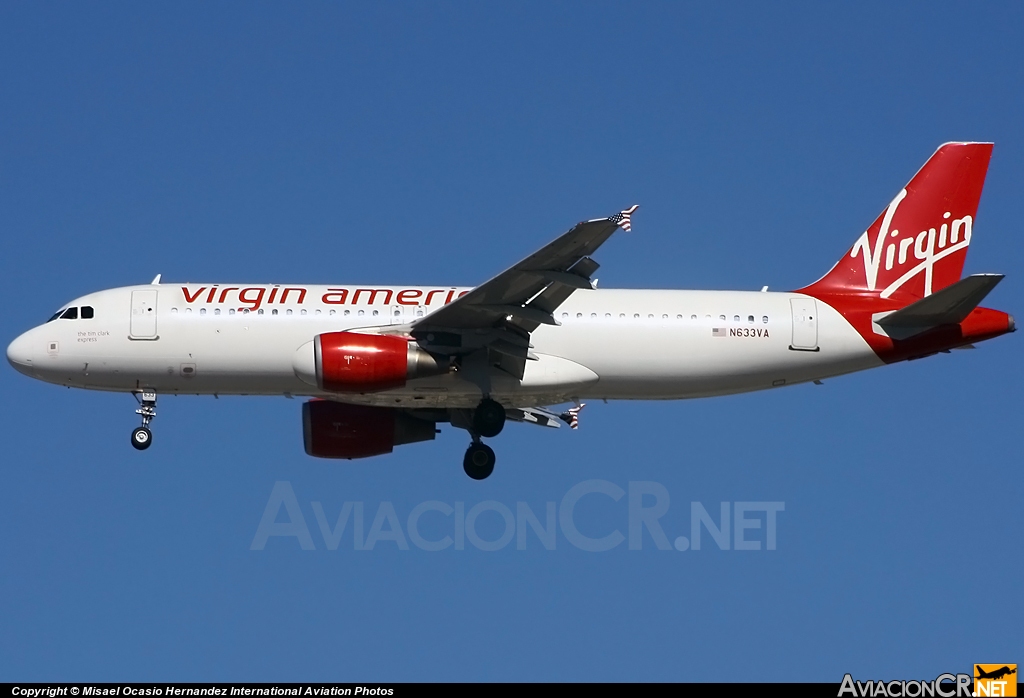 N633VA - Airbus A320-214 - Virgin America