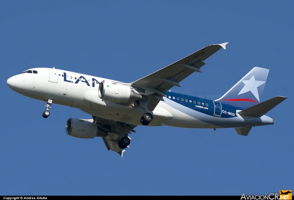 CC-BCD - Airbus A319-112 - LAN Airlines