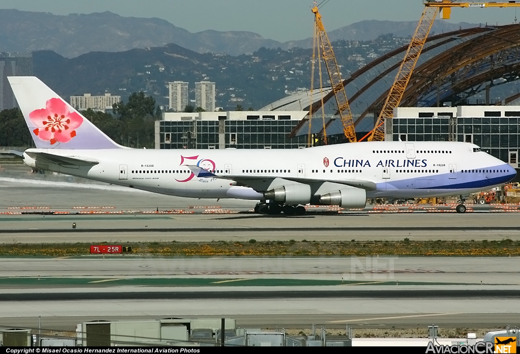 B-18208 - Boeing 747-409 - China Airlines