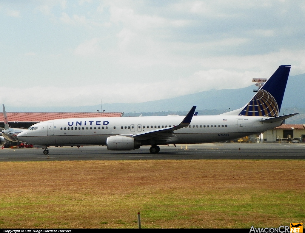 N76502 - Boeing 737-824 - Continental Airlines