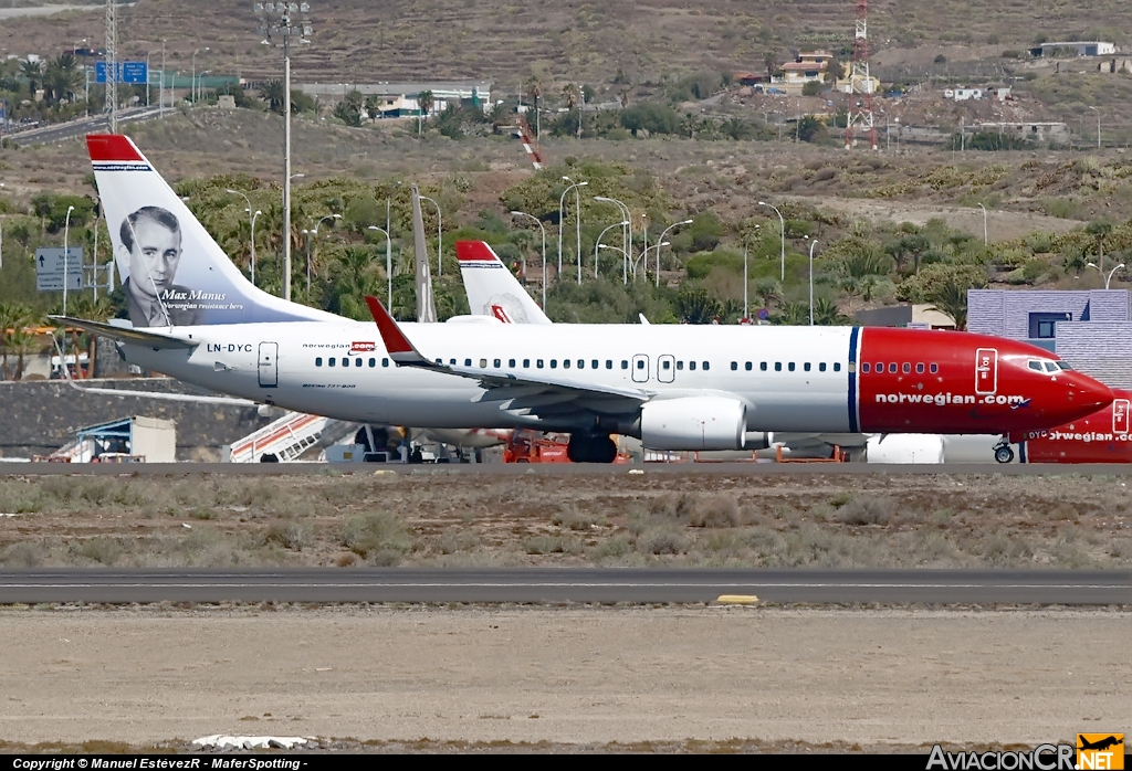 LN-DYC - Boeing 737-8JP - Norwegian Air Shuttle