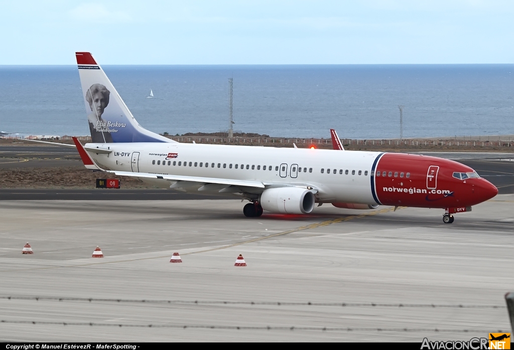 LN-DYV - Boeing 737-8JP - Norwegian Air Shuttle