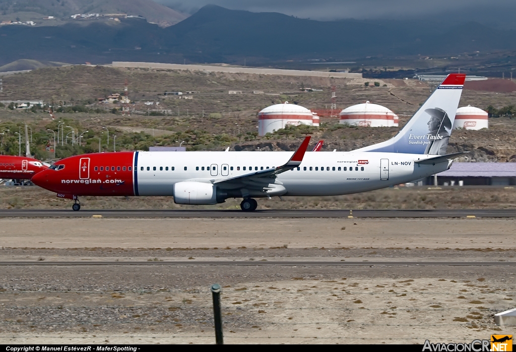 LN-NOV - Boeing	737-8FZ - Norwegian Air Shuttle