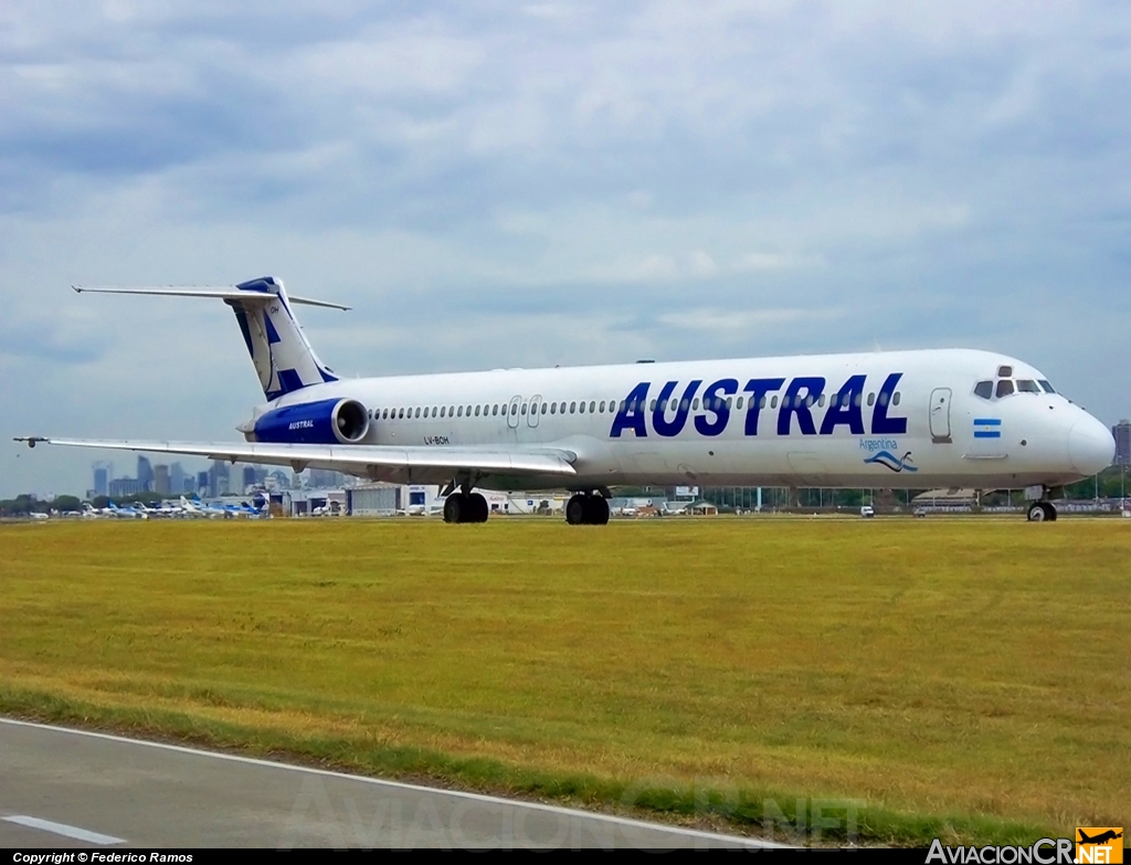 LV-BOH - McDonnell Douglas MD-88 - Austral Líneas Aéreas