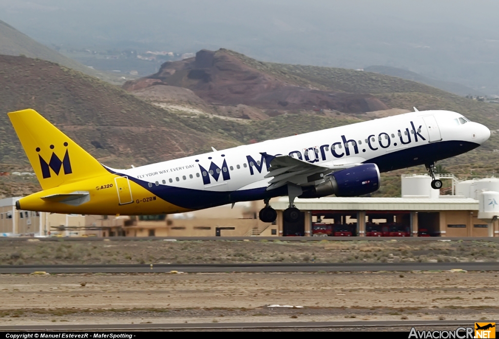 G-OZBW - Airbus A320-214 - Monarch Airlines
