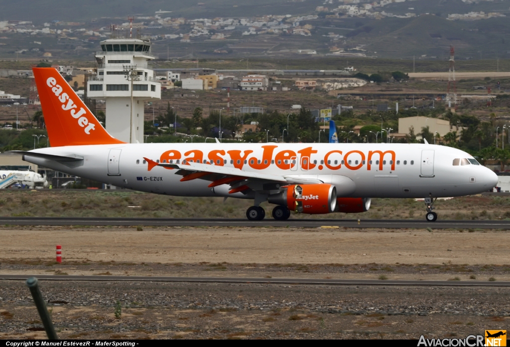 G-EZUX - Airbus	A320-214 - EasyJet