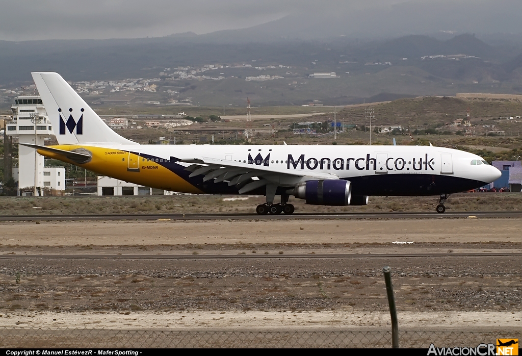 G-MONR - Airbus A300B4-605R - Monarch Airlines