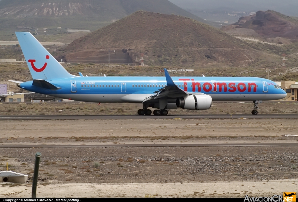 G-OOBD - Boeing	757-28A - Thomsonfly
