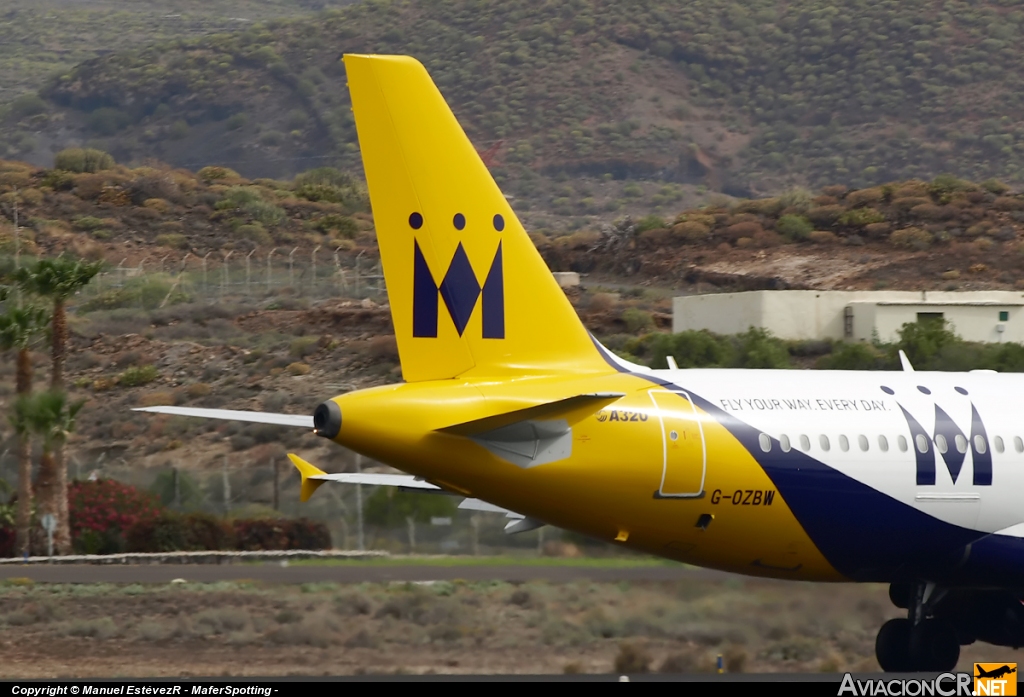 G-OZBW - Airbus A320-214 - Monarch Airlines