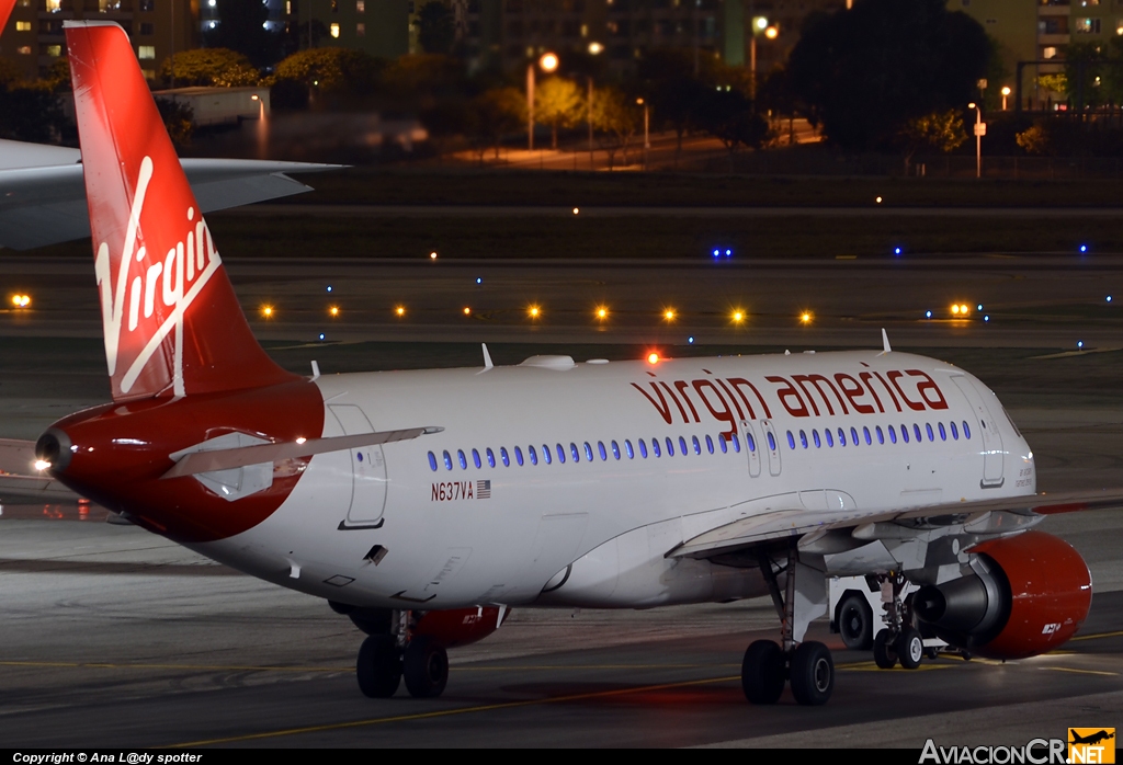 N637VA - Airbus A320-214 - Virgin America