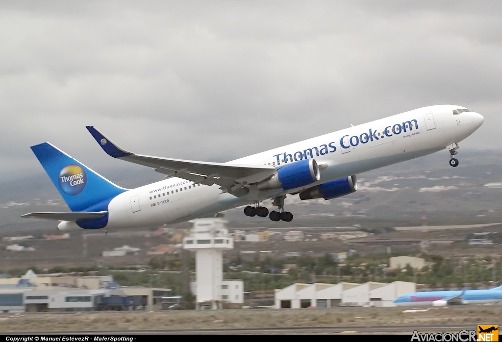 G-TCCB - Boeing 767-31K/ER - Thomas Cook Airlines