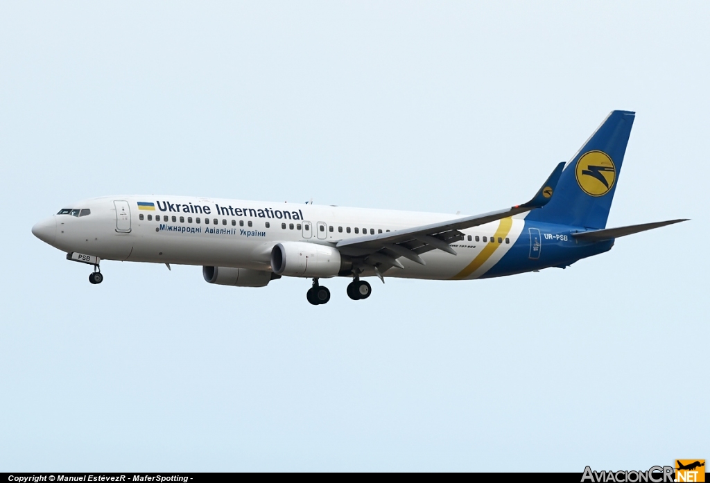 UR-PSB - Boeing 737-8HX - Ukraine International